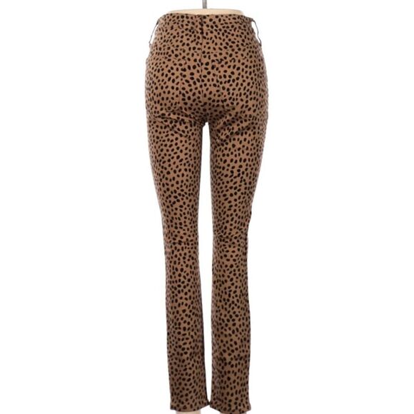 J Crew Leopard Stretch Denim Toothpick Ankle Jeans Sz 25 NWOT - Picture 5 of 10